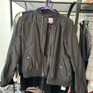 Gap black bomber jacket